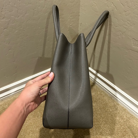 Kate Spade large grey leather tote - Picture 4 of 8